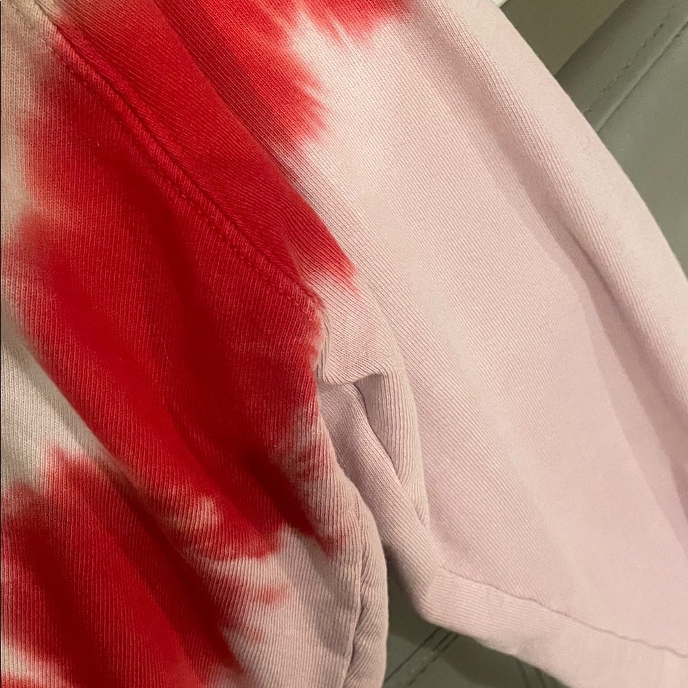 Daydreamer Black and Red Tie-Dye Sweatshirt - Picture 7 of 7